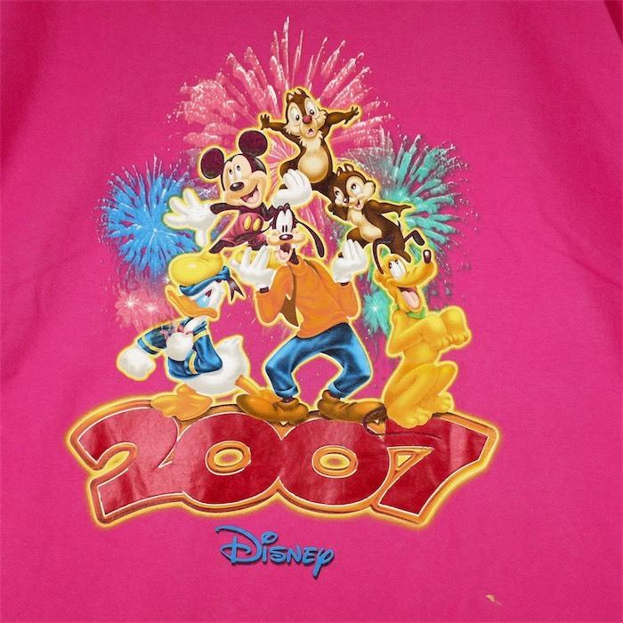 激レア　90s ディズニー 刺繍ミッキーグーフィービンテージ 長袖シャツTシャツ 激レア 90s ディズニー 刺繍ミッキーグーフィービンテージ 長袖