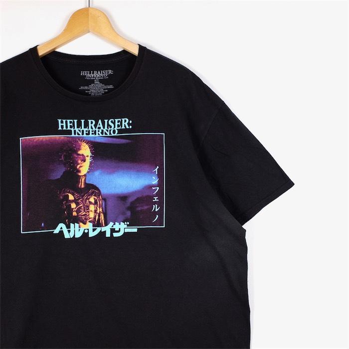 ヘルレイザー ピンヘッド 半袖プリントTシャツ メンズUS-2XLサイズ 