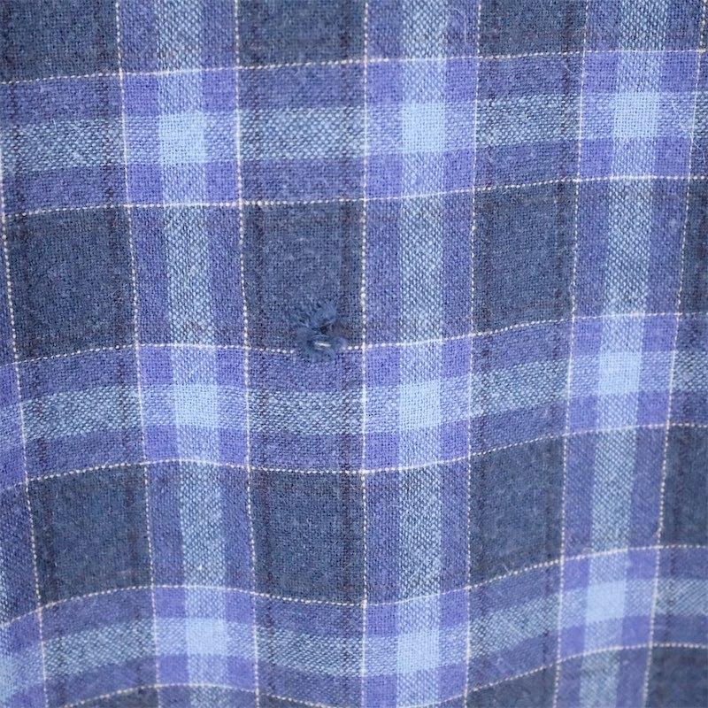 古着 大きいサイズ 旧タグ トミーヒルフィガー リネン混紡 半袖ボタン