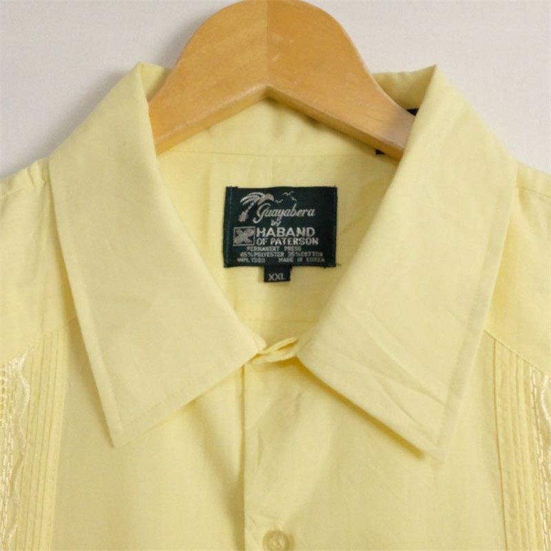 古着 大きいサイズ 90年代 Guayabera 半袖キューバシャツ