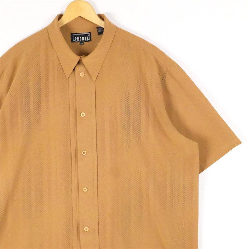 古着 大きいサイズ PRONTI COLLECTION BY PHITA 半袖ボックスシャツ