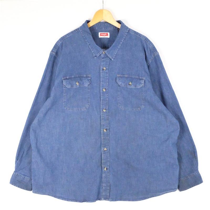 Wrangler（ラングラー） 古着 大きいサイズ HLD5AWB 長袖デニムシャツ