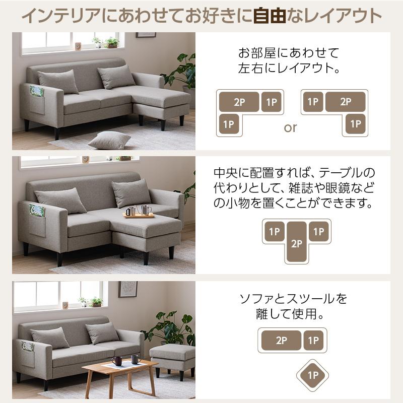 ソファー 3人掛け ソファ 2人掛け L字 カウチソファ コーナーソファー