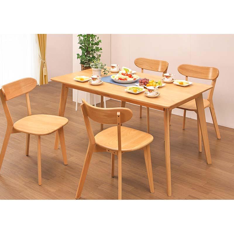 ダイニング5点セット 4人掛け オペラDX 送料無料 角テーブル 椅子4脚 