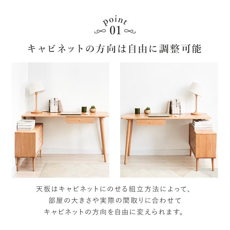 ワークデスク 引き出し付き チェスト付き 木製 おしゃれ レッド ワークデスク 引き出し付き チェスト付き 木製 おしゃれ レッド