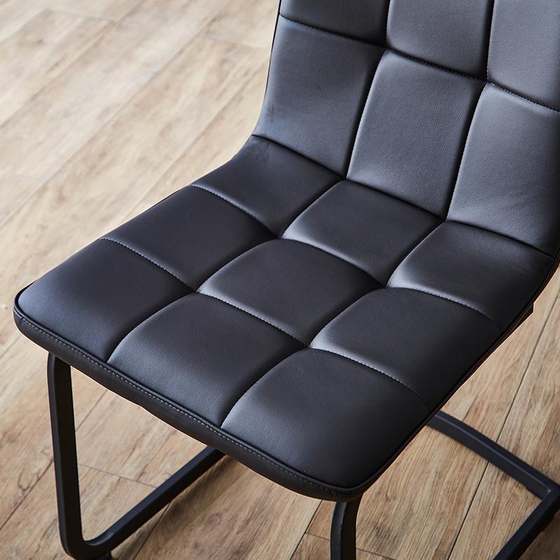 ダイニングチェア 2脚セット 椅子 ホワイト ブラック チェアー 1人掛け