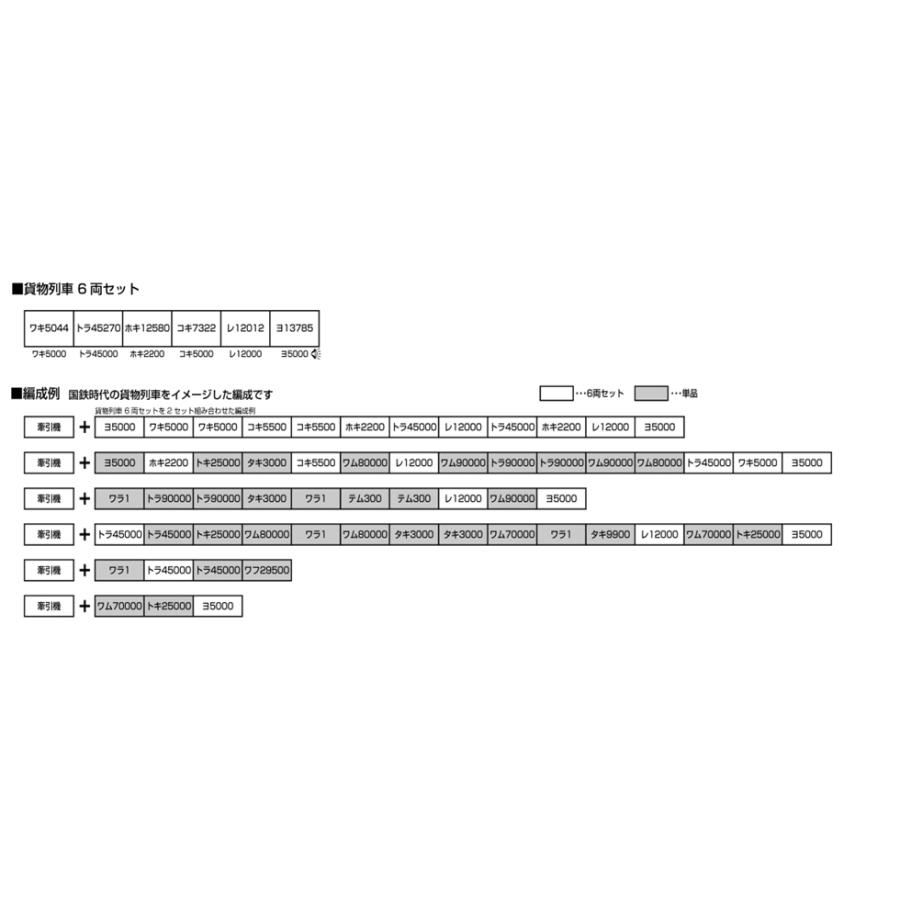 KATO 10-033 貨物列車　６両セット｜cantera｜10
