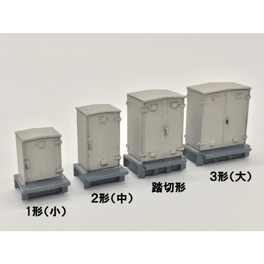 信号器具箱 踏切形（1/80）2個入り すずめ模型製3Dプリントパーツ HO