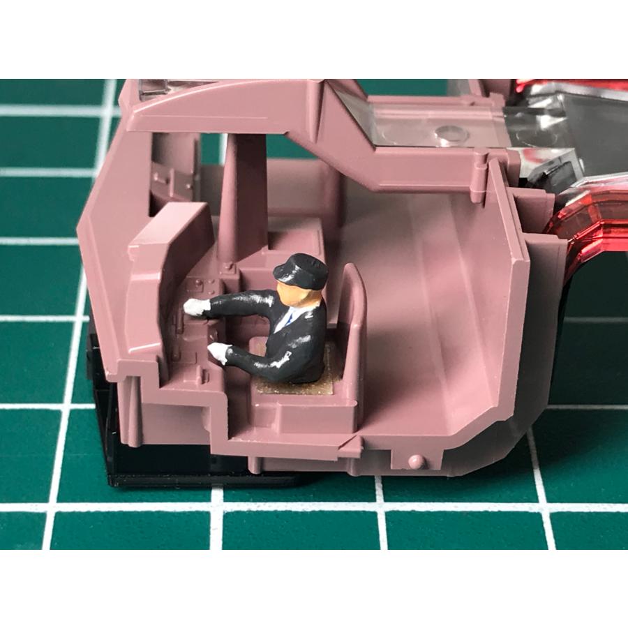 運転士フィギュア 2体セット（1/80）未塗装 すずめ模型製3Dプリント