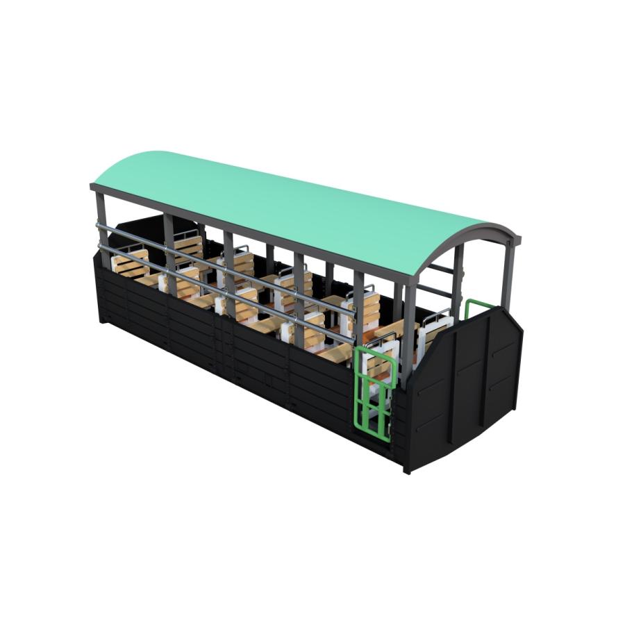 トラ改造トロッコ車両(1/80,2両分) すずめ模型製3Dプリント トラ改造トロッコ車両(1/80,2両分) すずめ模型製3Dプリント
