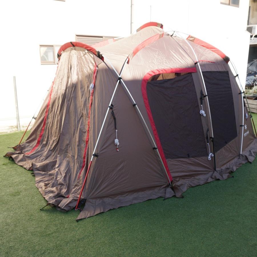 廃番 組立確認済 美品 スノーピーク Snowpeak タシーク Tp 640 テント 小型２ルームシェルター 2人用 ソロもok レッド自在 Cv Canvas 通販 Yahoo ショッピング