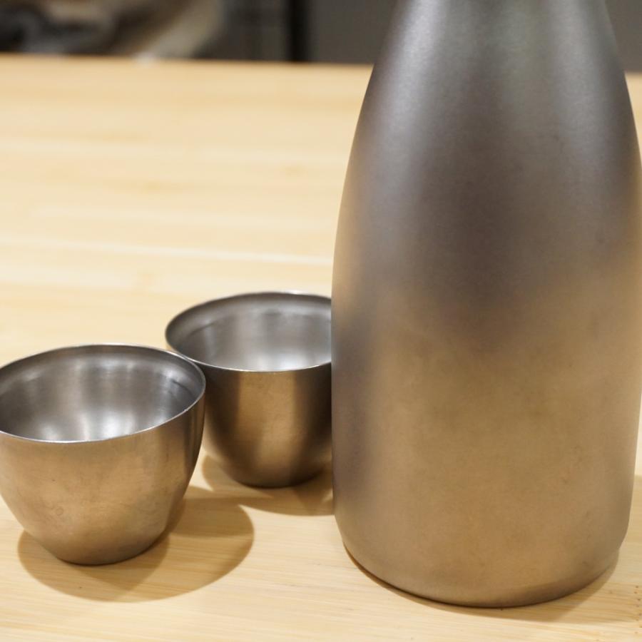 スノーピーク 酒筒チタニウム 酒筒ネオプレーンケース お猪口2個セット