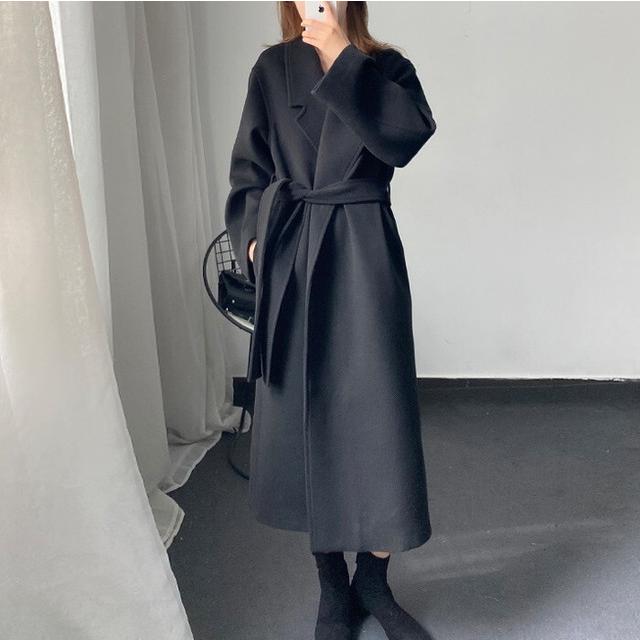 美しい コート レディース 冬 カジュアル Xs Xl サイズ豊富 大きいサイズ アウター 冬コート ロングコート ロング丈 ガウンコート ガウン オーバーサイズ ゆったり 黒 在庫処分セール Ceramicsafrica Com