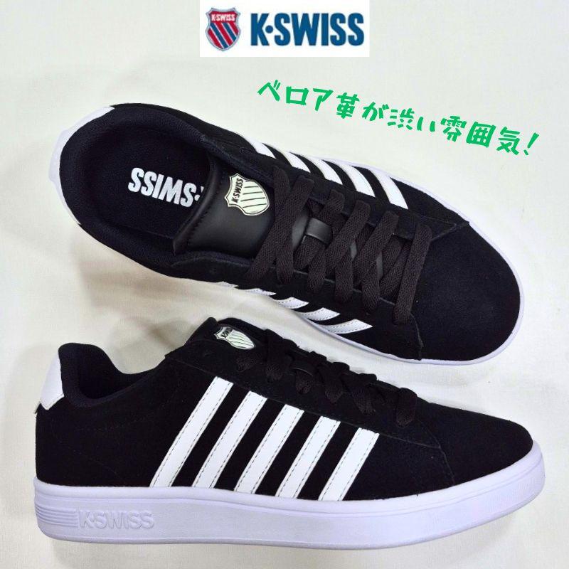 K-Swiss ブラック スニーカー K-SWISS（ケースイス） スニーカー 「K-SWISS/ケースイス」アッパー