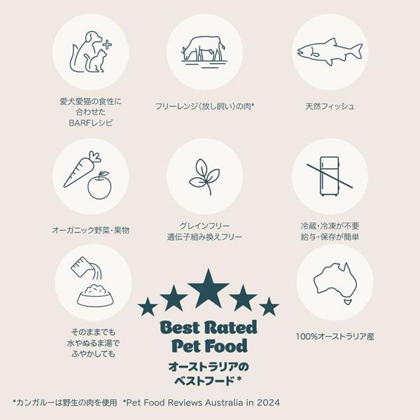 フロンティアペッツ フリーレンジポーク 300g×2個セット 犬用 フリーズドライ（総合栄養食 全年齢 FrontierPets） |  | 07