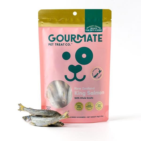 グルメイト GOURMATE ベイビーキングサーモン 40g　フリーズドライ 犬猫用おやつ | 