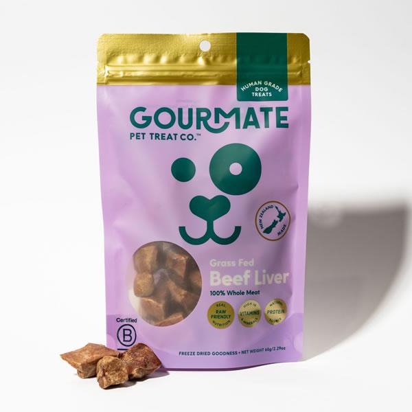 グルメイト GOURMATE グラスフェッドビーフレバー 65g　フリーズドライ 犬猫用おやつ | 