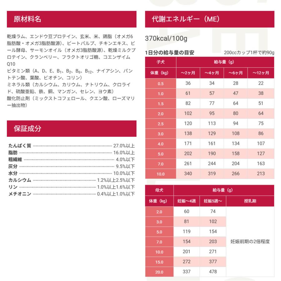 （国産おやつ＆おまけ付き）セレクトバランス パピー ラム 小粒 3kg　子犬・母犬用 | SELECT BALANCE | 02