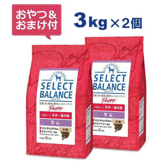 パピーラム3kg×2個 パピーラム3kg×2個 セレクトバランス パピー ラム 3kg×2袋