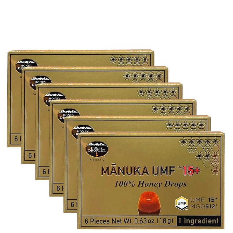 マヌカハニー ハニードロップレット UMF15+ 6粒入り 6箱セット マヌカ