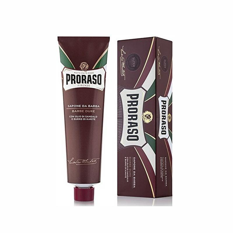 PRORASO ポロラーソ シェービングクリーム ノーリッシュ 150ml レッド