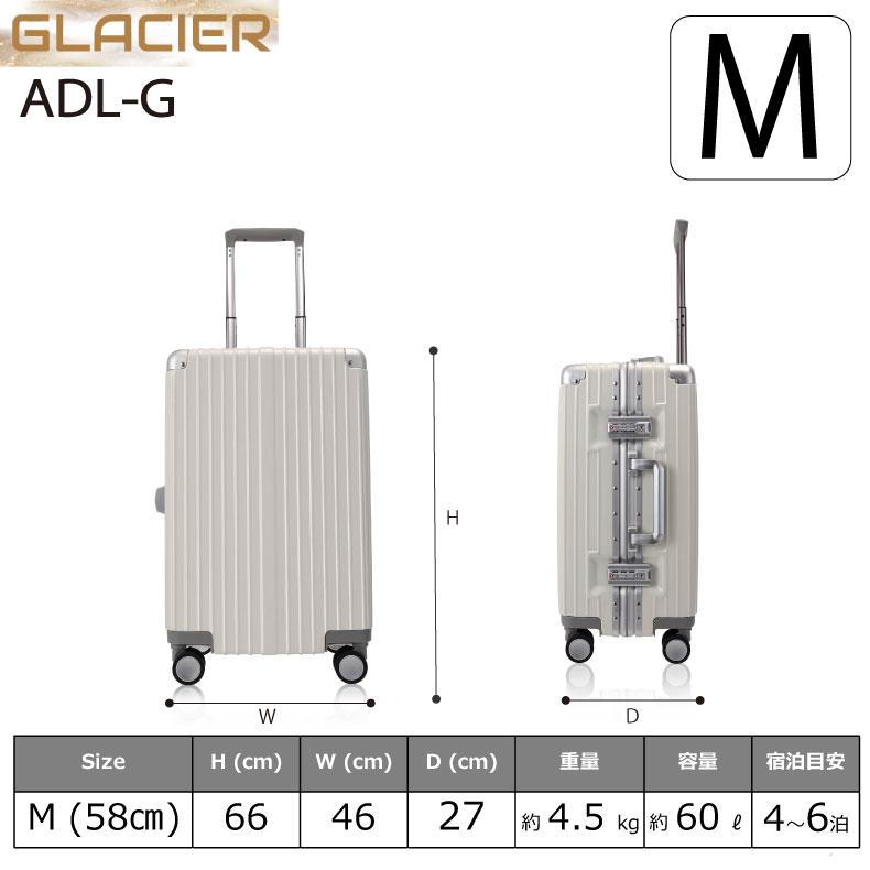 DBCラゲージ スーツケース Mサイズ アルミフレーム キャリーケース