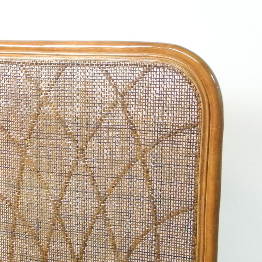 籐 ラタン 2連 衝立 ついたて スクリーン パーテーション 間仕切り