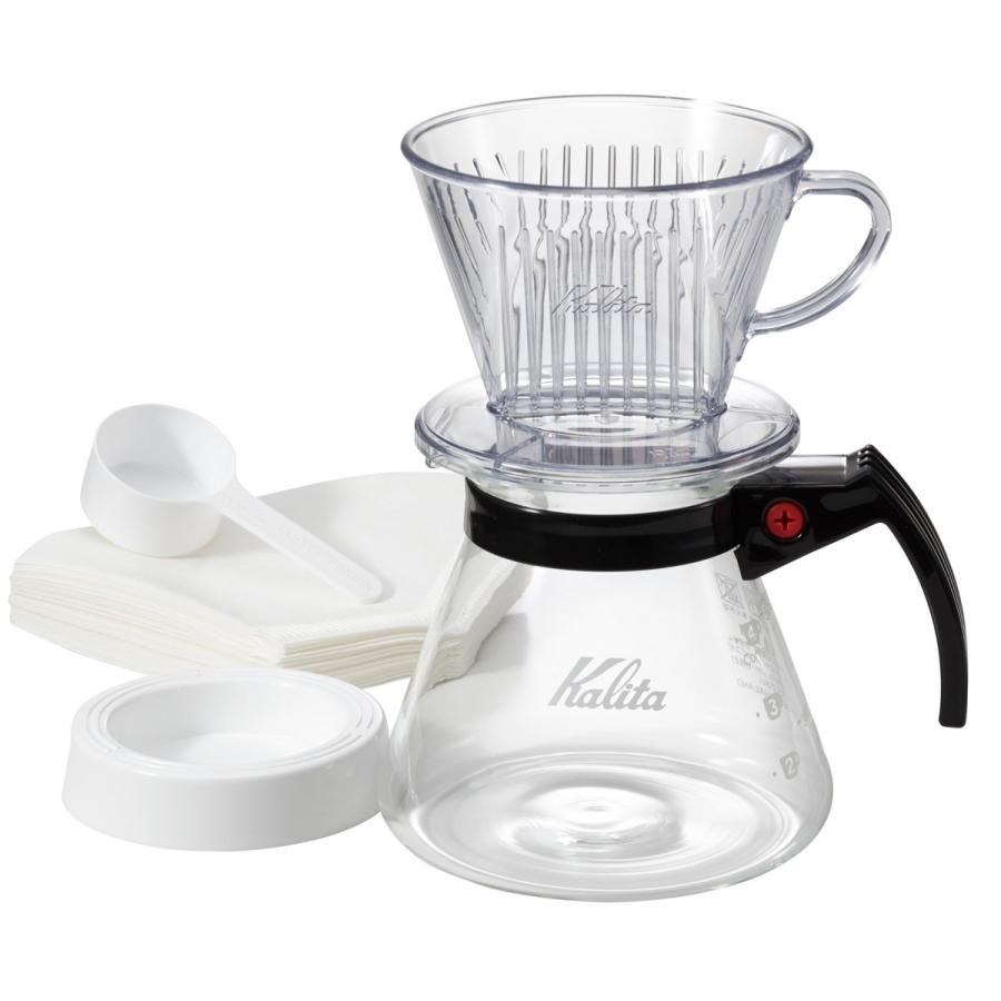 Kalita ドリップ器具セット(2〜4杯用) プラスチック製ドリッパー  