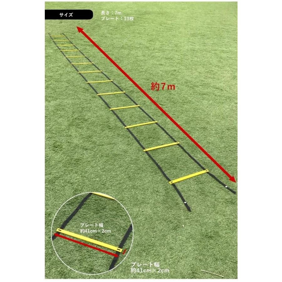 SPEEDMARK 瞬速 ラダー トレーニング 連結可 動画マニュアル付 SP-2000 (イエロー（7m：13枚）)｜caply｜02