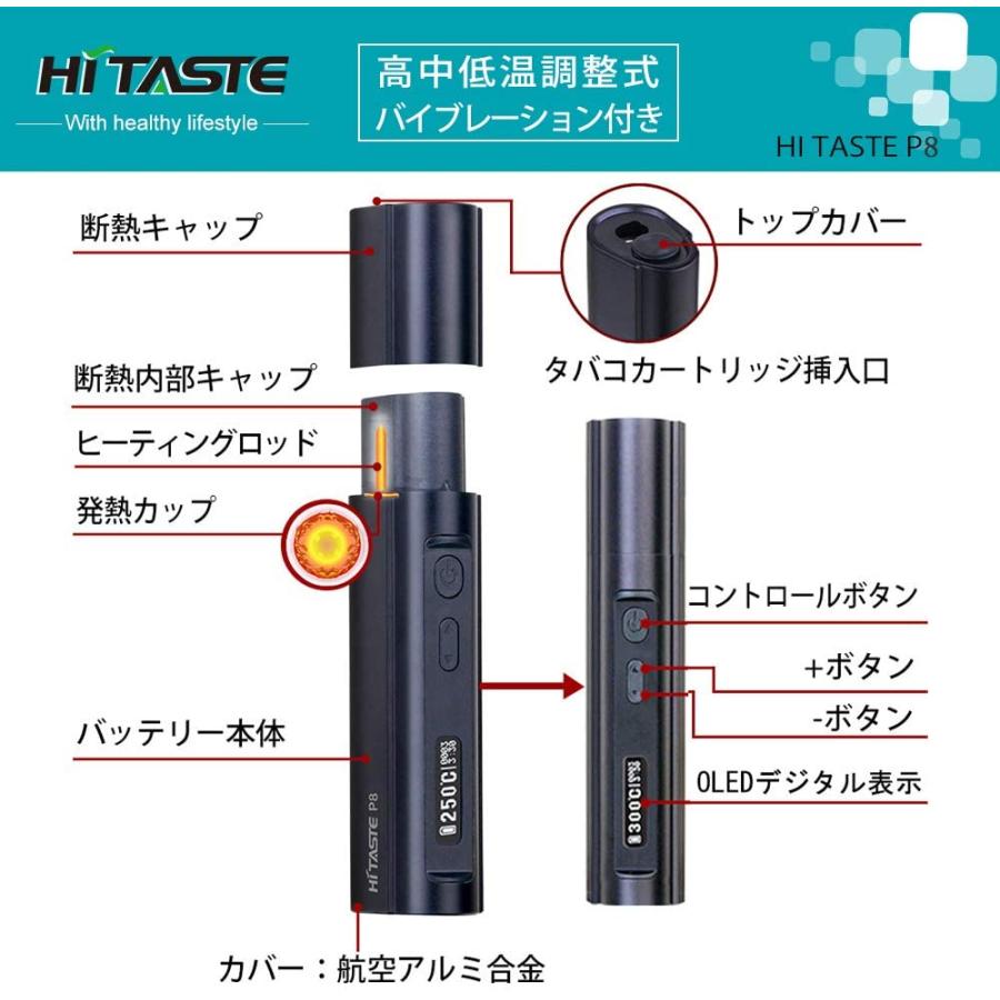 アイコス互換機 最新 HiTaste P8  連続使用25本 |  | 06