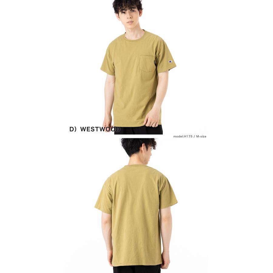 Champion チャンピオン 半袖Tシャツ ポケット付き : ONSPOTZ