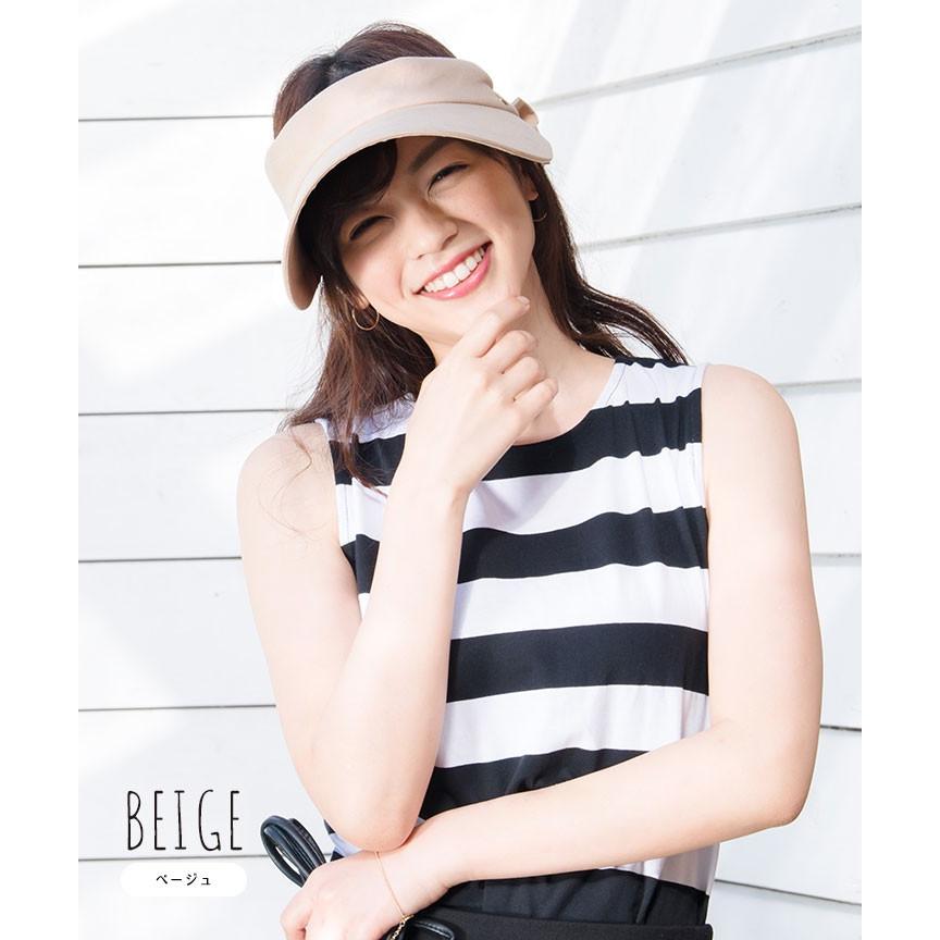 イロドリ 帽子 レディース UVカット サンバイザー 春 夏