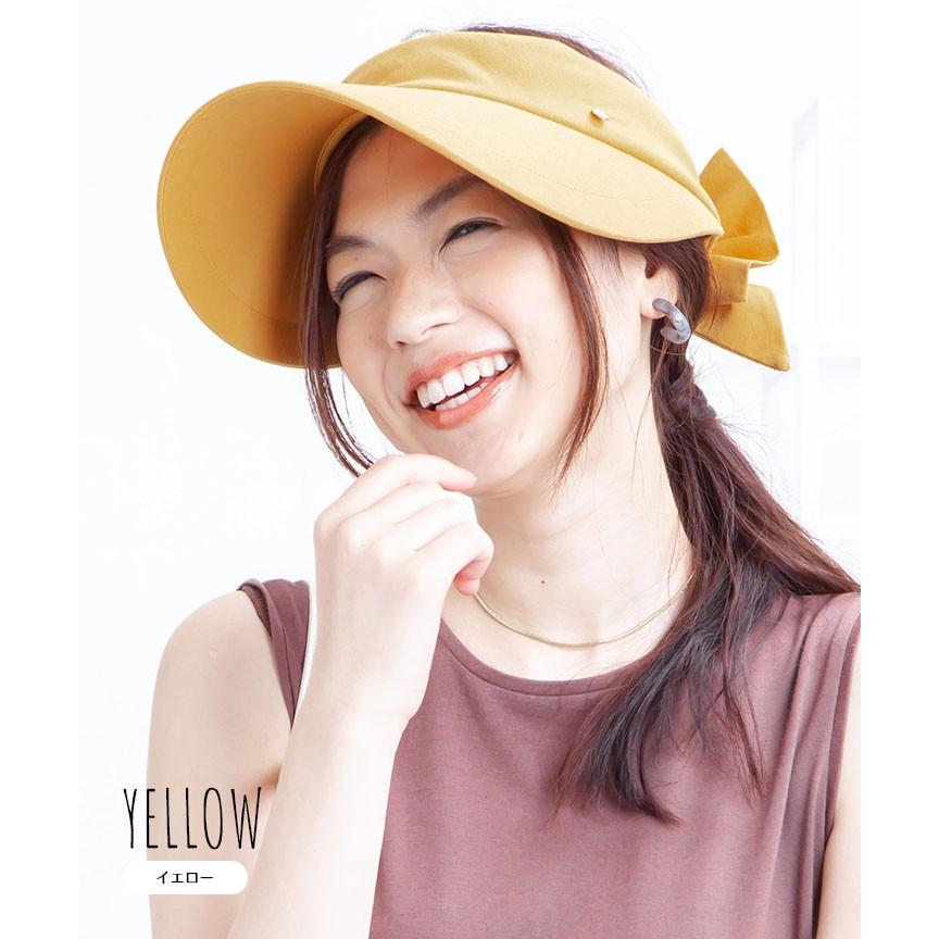 イロドリ 帽子 レディース UVカット サンバイザー 春 夏