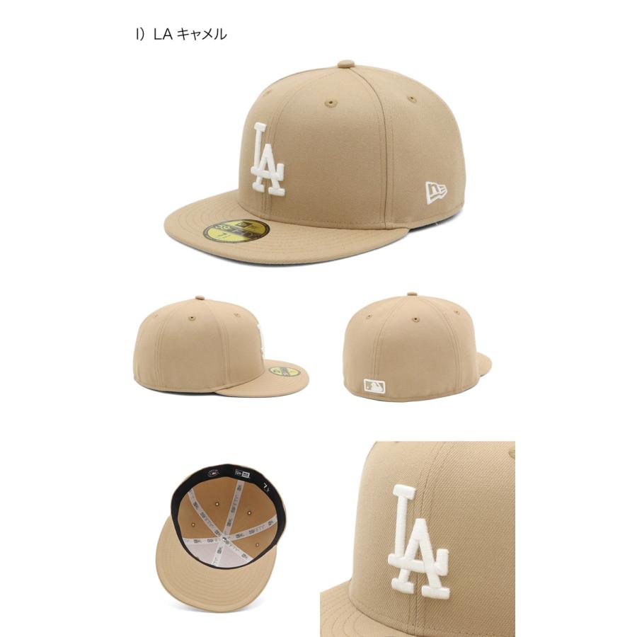 新品 NEWERA ニューエラ ドジャース 59FIFTY キャップ キャメル 59FIFTY Dune カリフォルニア・エンゼルス クーパーズタウン