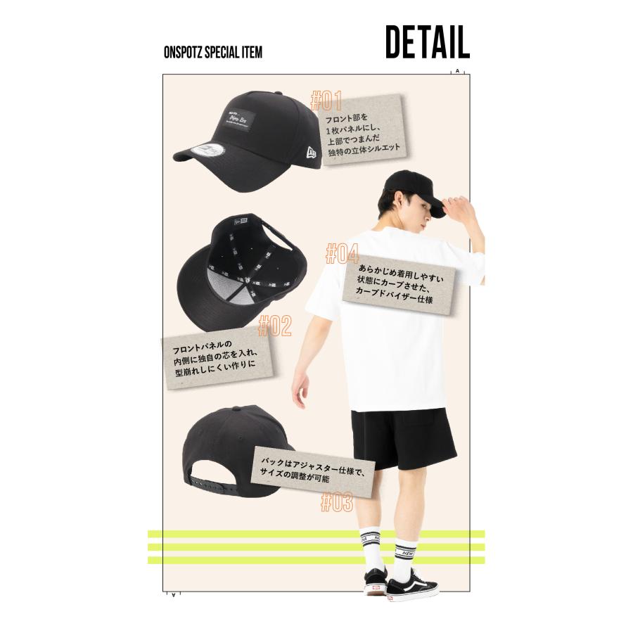 NEW ERA（ニューエラ） キャップ ブラックパッチ ONSPOTZ別注