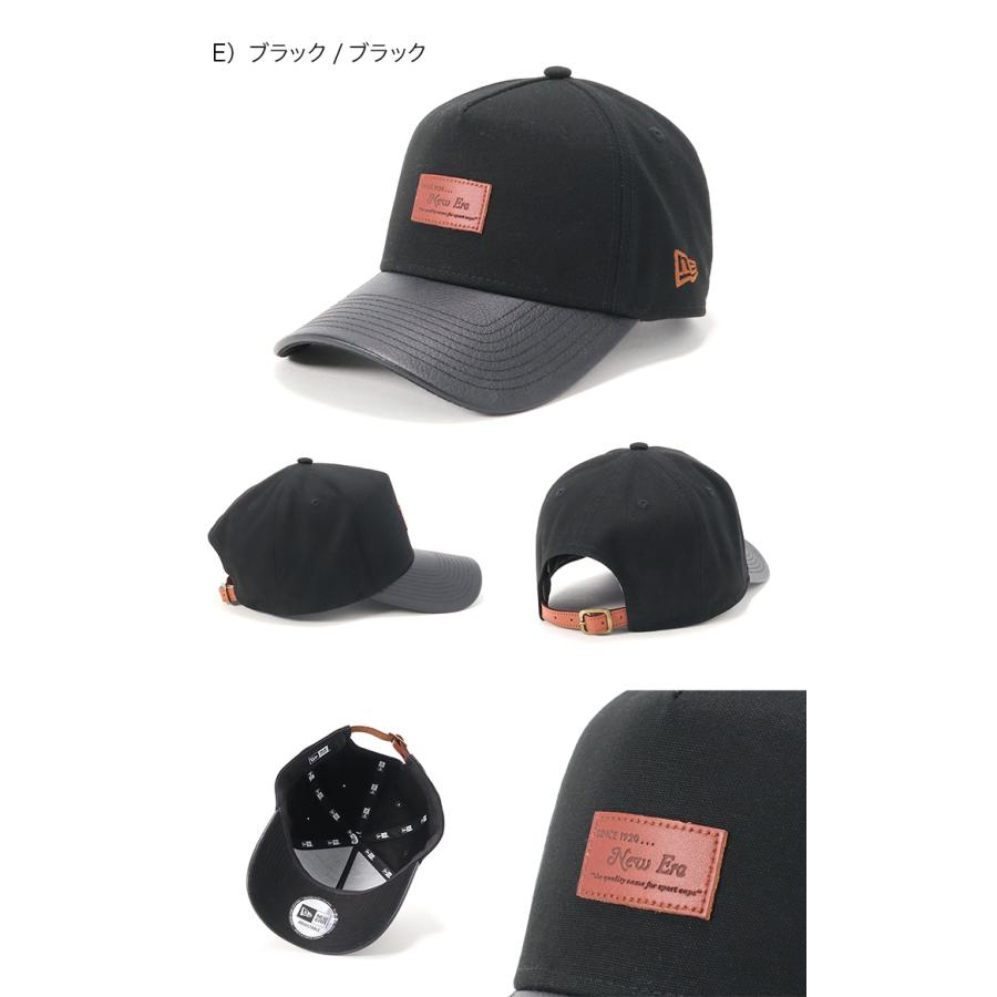 NEW ERA ニューエラ キャップ レザーパッチ ONSPOTZ別注 NEW ERA ニューエラ キャップ レザーパッチ ONSPOTZ別注