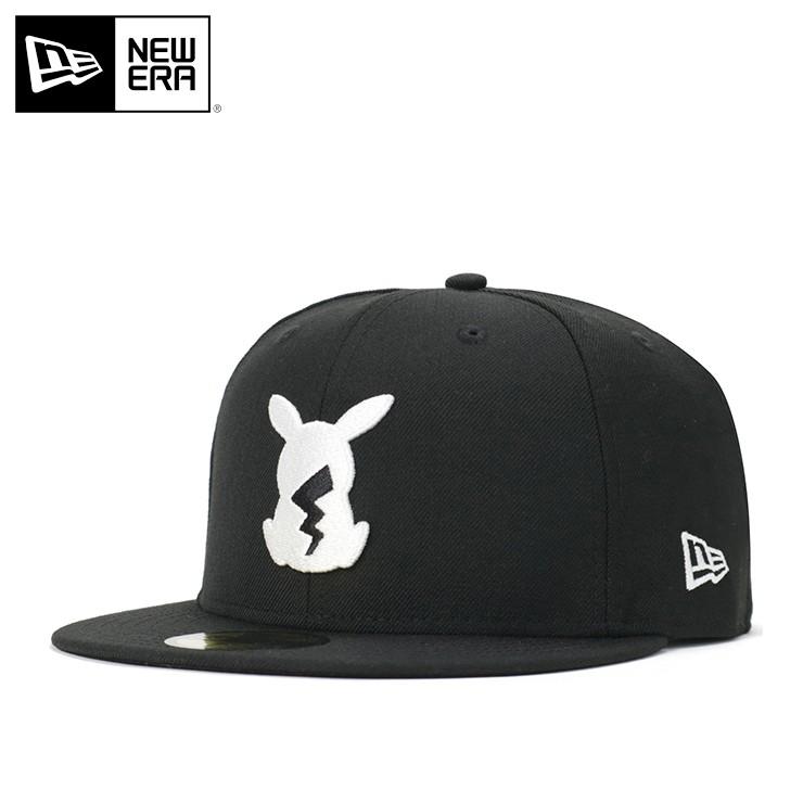 ニューエラ ポケモン コラボ キャップ 帽子 59fifty Pikachu Osu Silhouette ブラック New Era Pokemon メンズ 帽子屋オンスポッツ 通販 Paypayモール