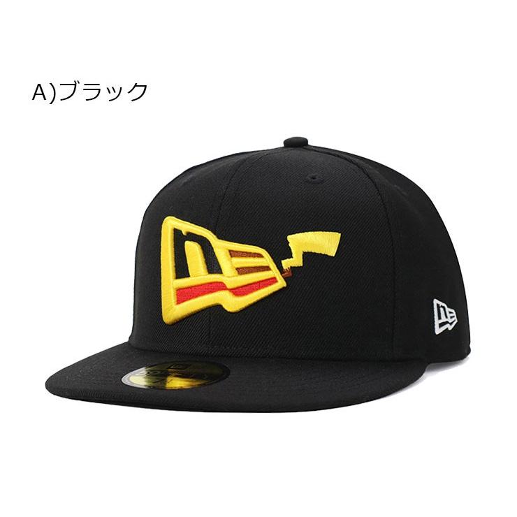 ニューエラ ポケモン コラボ キャップ 帽子 59fifty Flag Logo Pikachu New Era Pokemon メンズ 帽子屋オンスポッツ 通販 Paypayモール