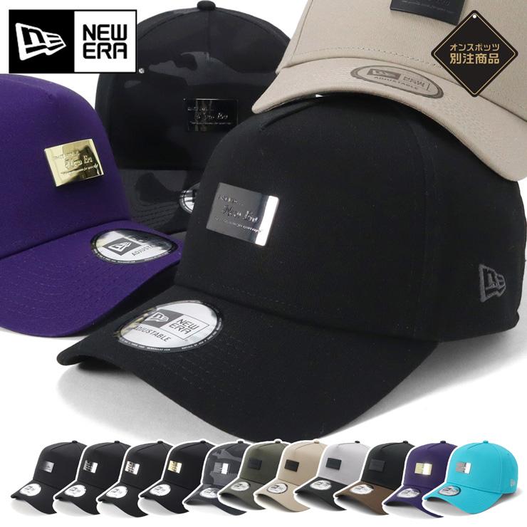 NEW ERA ニューエラ キャップ メタルプレート ONSPOTZ別注 NEW ERA ニューエラ キャップ メタルプレート ONSPOTZ別注