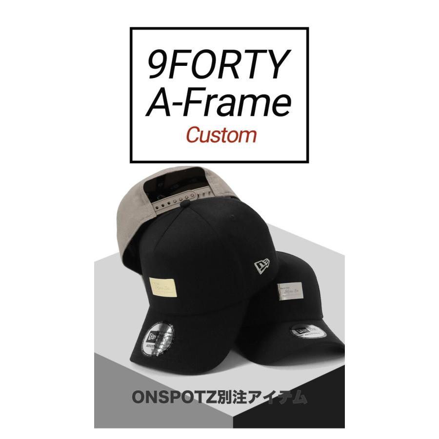 NEW ERA（ニューエラ） キャップ メタルプレート ONSPOTZ別注