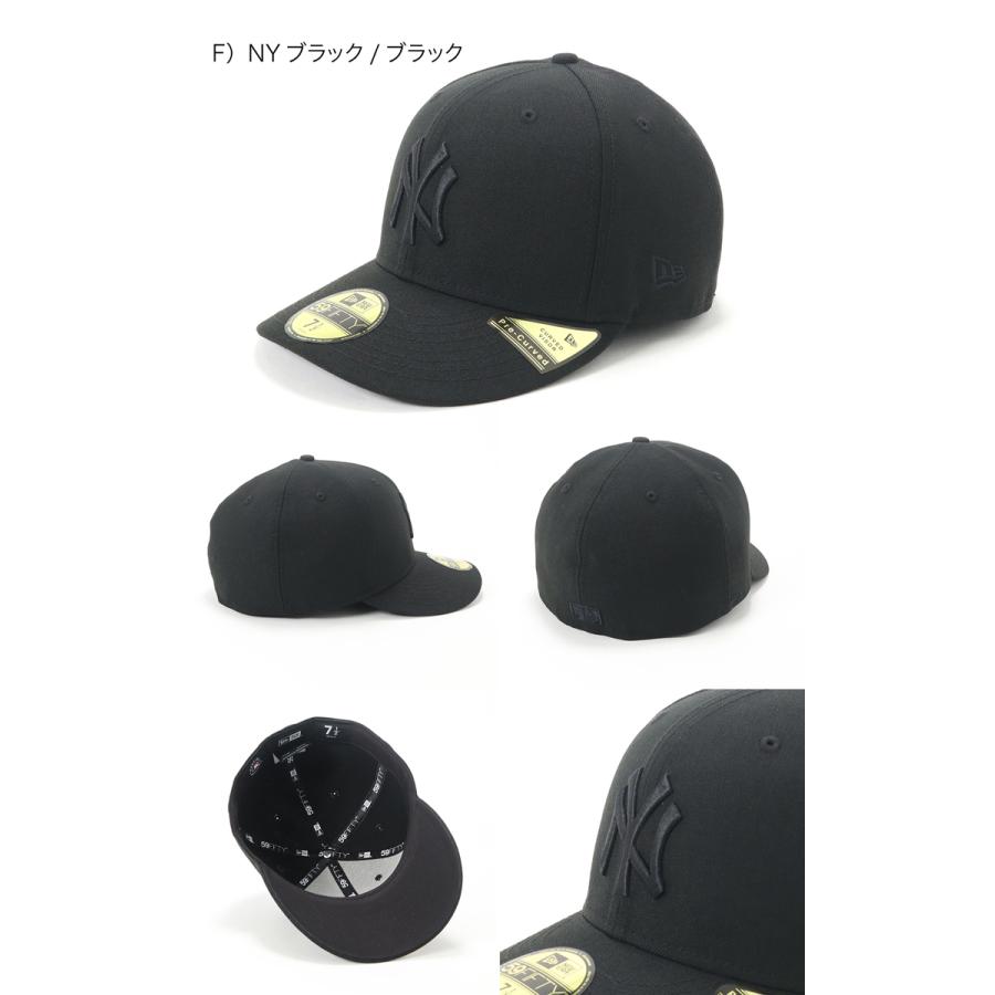 New Era 59FIFTY ブラック キャップ 2点セット NEW ERA ニューエラキャップ MLB プレカーブド59FIFTY 帽子