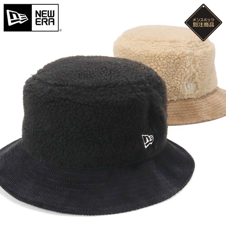 NEW ERA ニューエラ バケットハット ボアコーデュロイフリース NEW ERA ニューエラ バケットハット ボアコーデュロイフリース