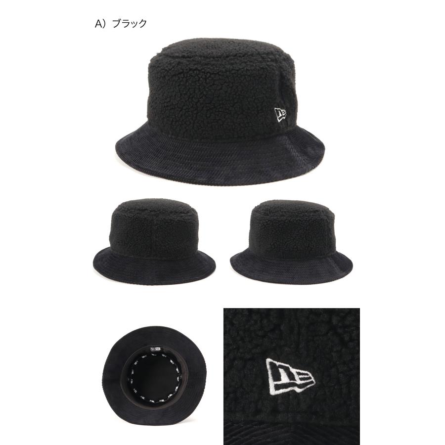 NEW ERA ニューエラ バケットハット ボアコーデュロイフリース