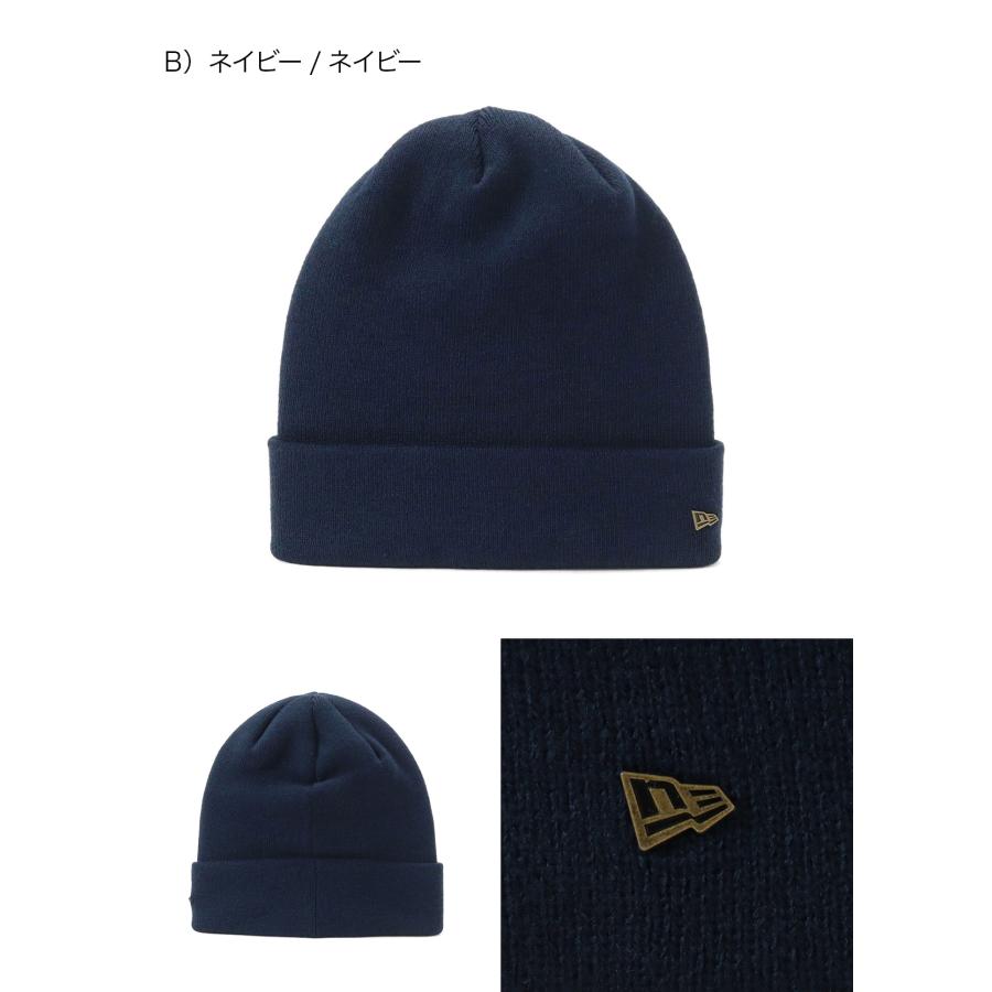NEW ERA ニューエラ ニット帽 カフ メタルバッジ : ONSPOTZ