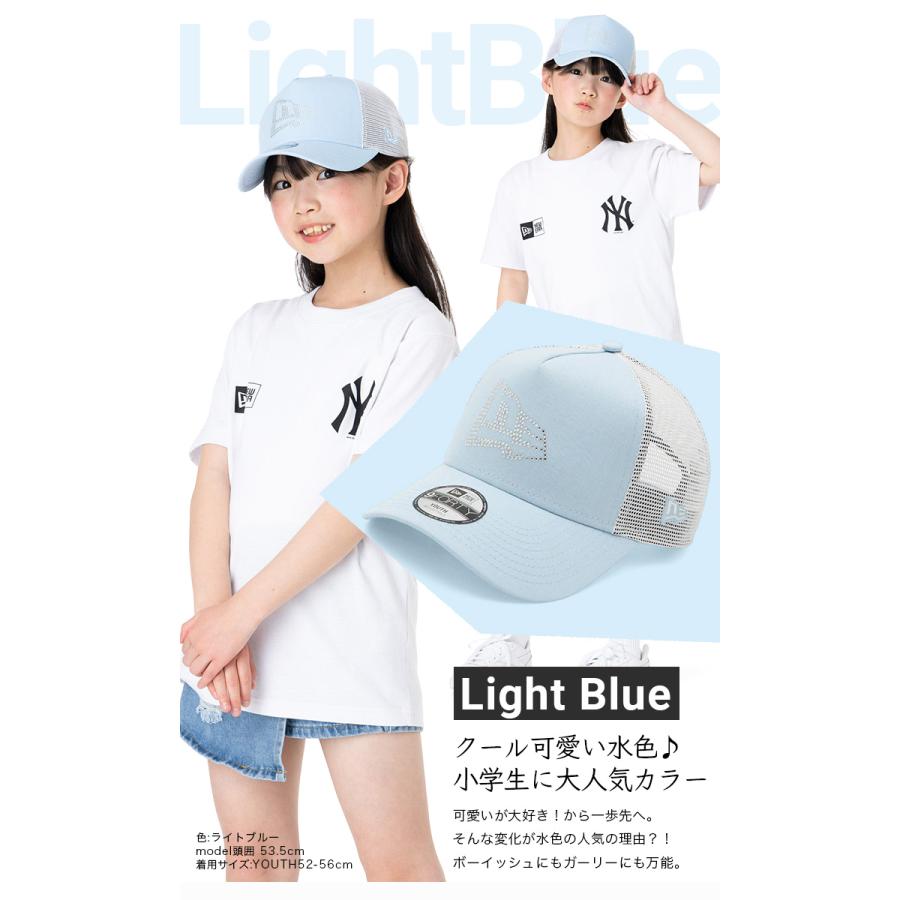NEW ERA ニューエラ キッズ メッシュキャップ ラインストーン
