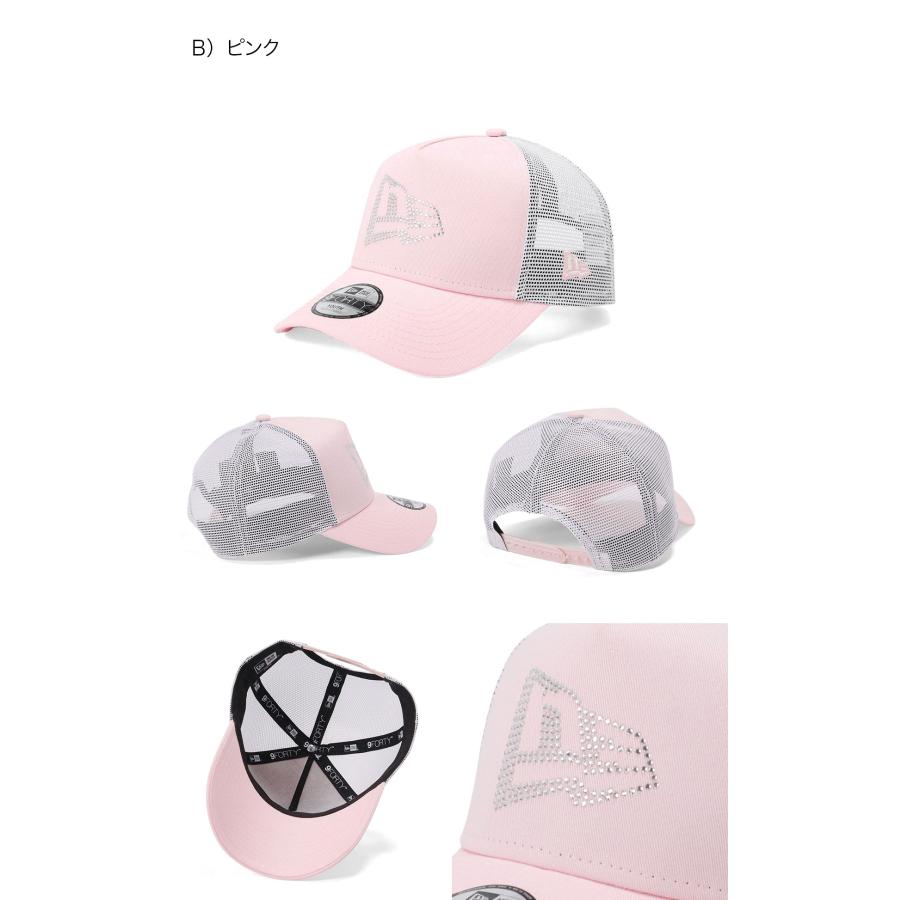 NEW ERA（ニューエラ） キッズ メッシュキャップ ラインストーン