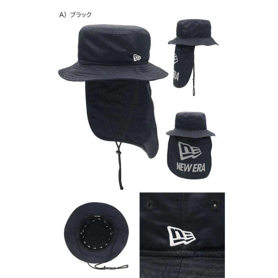 NEW ERA ニューエラ アウトドア バケットハット 日除け付き NEW ERA ニューエラ アウトドア バケットハット 日除け付き