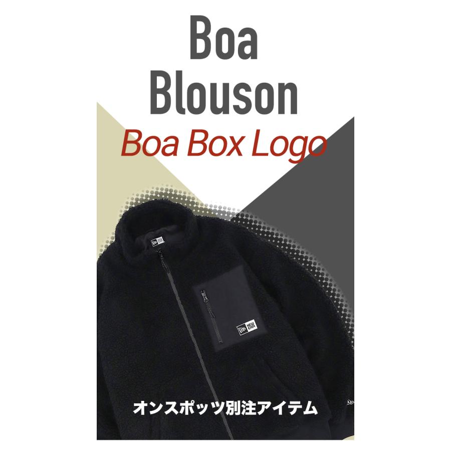 NEW ERA（ニューエラ） ボアジャケット BOXロゴ ONSPOTZ別注 フリース