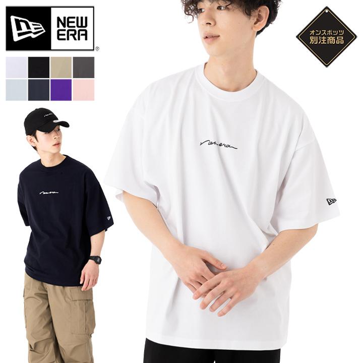 NEW ERA（ニューエラ） 半袖Tシャツ オーバーサイズ 手書き ONSPOTZ