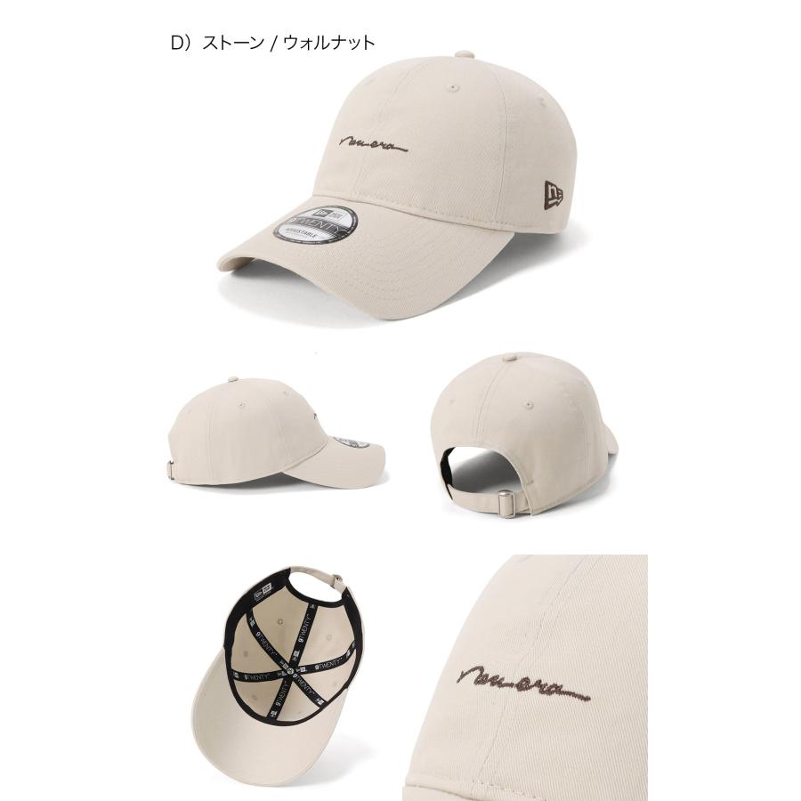 NEW ERA（ニューエラ） ニューエラキャップ シンプル手書きロゴ